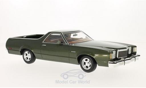 Diecast model cars Ford Ranchero 1/18 BoS Models metallic green 1979 Ford Ranchero 1/18 BoS Models metallic green 1979 diecast model cars