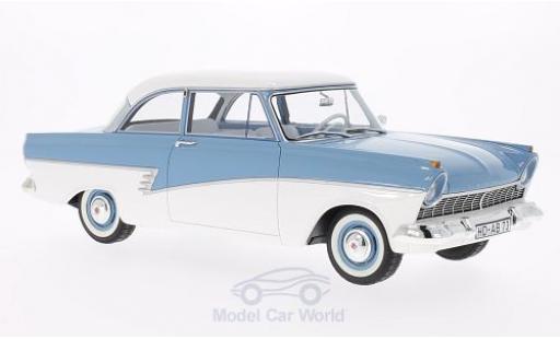 Diecast model cars Ford Taunus 1957 1/18 BoS Models 17M (P2) blue/white 1957 Ford Taunus 1957 1/18 BoS Models 17M (P2) blue/white 1957 diecast model cars