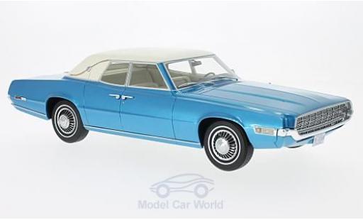 Diecast model cars Ford Thunderbird 1/18 BoS Models Landau metallic blue/white 1968 Ford Thunderbird 1/18 BoS Models Landau metallic blue/white 1968 diecast model cars