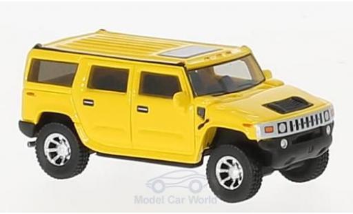 Diecast model cars Hummer H2 1/87 BoS Models yellow 2003 Hummer H2 1/87 BoS Models yellow 2003 diecast model cars