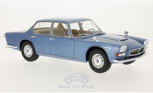 Diecast model cars Maserati Quattroporte 1/18 BoS Models I metallic blue 1966 Maserati Quattroporte 1/18 BoS Models I metallic blue 1966 diecast model cars