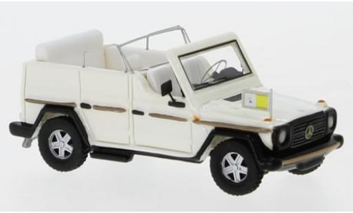 Mercedes 230 1/87 BoS Models G Papamobil metallise weiss 1980 1:87 diecast model cars