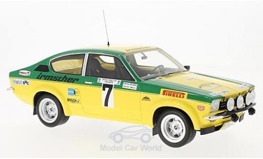 Diecast model cars Opel Kadett GT 1/18 BoS Models C GT/E No.7 Rallye DM Rallye Hessen 1976 W.Smolej/C.Geistdörfer Opel Kadett GT 1/18 BoS Models C GT/E No.7 Rallye DM Rallye Hessen 1976 W.Smolej/C.Geistdörfer diecast model cars