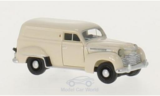 Diecast model cars Opel Olympia 1/87 BoS Models Kastenwagen beige 1951 Opel Olympia 1/87 BoS Models Kastenwagen beige 1951 diecast model cars