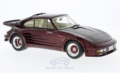 Porsche 930 Turbo 1/18 BoS Models 911 Turbo Gemballa Avalanche metallic red 1986 diecast model cars