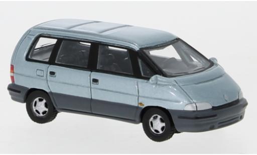 Diecast model cars Renault Espace 1/87 BoS Models II metallic blue 1991 Renault Espace 1/87 BoS Models II metallic blue 1991 diecast model cars
