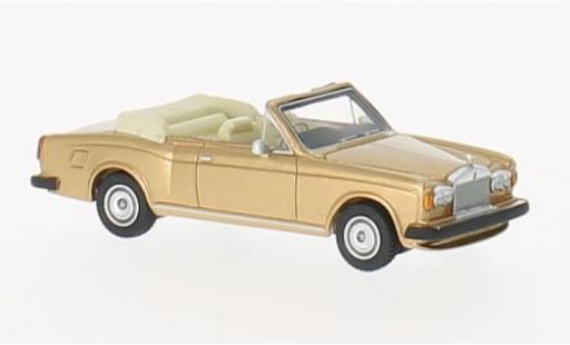Diecast model cars Rolls Royce Corniche 1/87 BoS Models Convertible gold RHD 1974 Rolls Royce Corniche 1/87 BoS Models Convertible gold RHD 1974 diecast model cars
