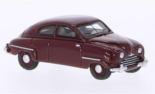 Diecast model cars Saab 92B 1/87 BoS Models red 1953 Saab 92B 1/87 BoS Models red 1953 diecast model cars