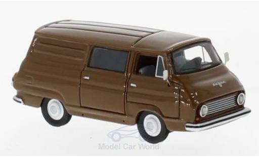 Diecast model cars Skoda 1203 1/87 BoS Models Kastenwagen brown 1968 Skoda 1203 1/87 BoS Models Kastenwagen brown 1968 diecast model cars