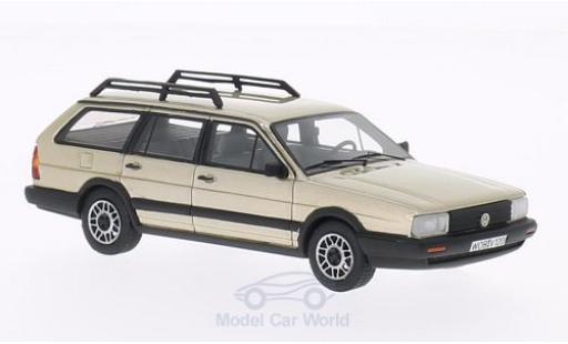 Diecast model cars Volkswagen Passat 1/43 BoS Models Variant GT Syncro metallic beige 1985 Volkswagen Passat 1/43 BoS Models Variant GT Syncro metallic beige 1985 diecast model cars