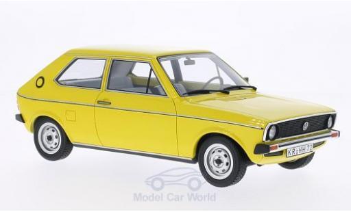 Diecast model cars Volkswagen Polo 1/18 BoS Models I L (Typ 86) yellow 1975 Volkswagen Polo 1/18 BoS Models I L (Typ 86) yellow 1975 diecast model cars