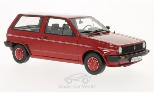 Volkswagen Polo 1/18 BoS Models II (Typ 86c) Steilheck Fox red 1986 diecast model cars