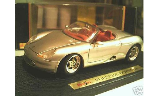 Porsche Boxster Base 1/18 Maisto grey diecast model cars