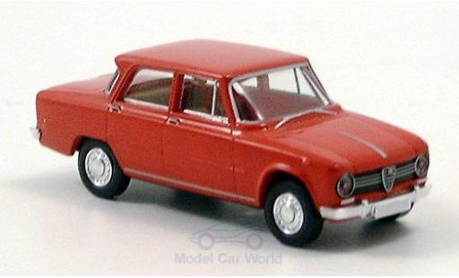 Alfa Romeo Giulia 1/87 Brekina 1300 red 1964 diecast model cars