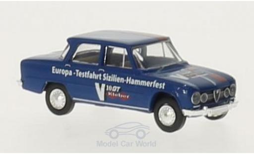 Alfa Romeo Giulia 1/87 Brekina 1600 Europa-Testfahrt Sizilien-Hammerfest diecast model cars