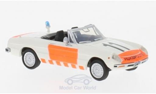 Diecast model cars Alfa Romeo Spider 1/87 Brekina 2000 Fastback Rijkspolitie Alfa Romeo Spider 1/87 Brekina 2000 Fastback Rijkspolitie diecast model cars