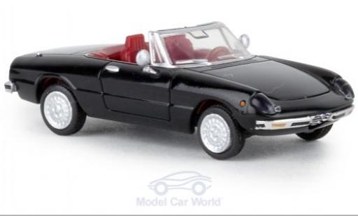 Diecast model cars Alfa Romeo Spider 1/87 Brekina black 1969 TD Alfa Romeo Spider 1/87 Brekina black 1969 TD diecast model cars