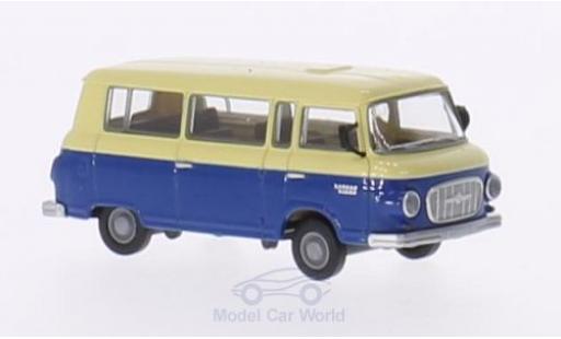 Barkas B 1000 1/87 Brekina beige/blue Bus diecast model cars