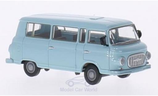 Barkas B 1000 1/87 Brekina Bus blue diecast model cars