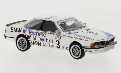 Bmw 635 1/87 Brekina CSi M Technik 1977 diecast model cars