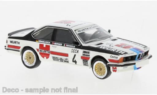 Bmw 635 1/87 Brekina CSi No.4 Würth 1984 diecast model cars