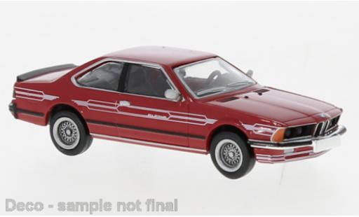 Bmw 635 1/87 Brekina CSi red Alpina 1977 diecast model cars