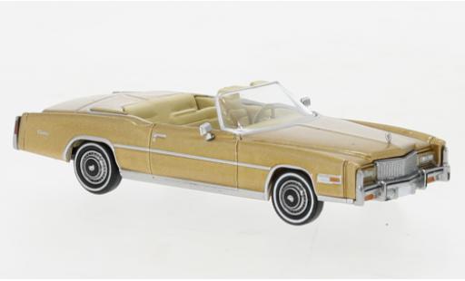 Cadillac Eldorado 1/87 Brekina Convertible metallise beige 1976 diecast model cars