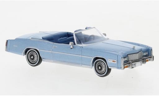 Cadillac Eldorado 1/87 Brekina Convertible metallise blue clair 1976 diecast model cars