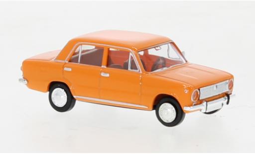 Diecast model cars Fiat 124 1/87 Brekina orange 1966 Fiat 124 1/87 Brekina orange 1966 diecast model cars