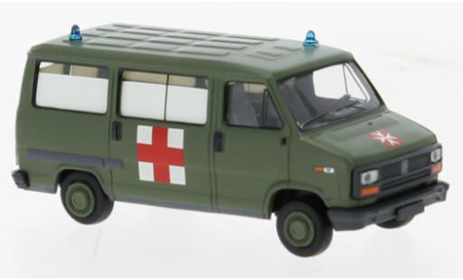 Fiat Ducato 1/87 Brekina bus Militärambulanz 1982 diecast model cars