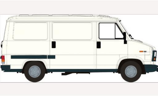 Fiat Ducato 1/87 Brekina fourgon white 1982 diecast model cars