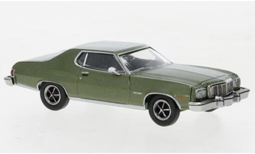 Diecast model cars Ford Gran Torino 1/87 Brekina metallise green foncé 1976 Ford Gran Torino 1/87 Brekina metallise green foncé 1976 diecast model cars