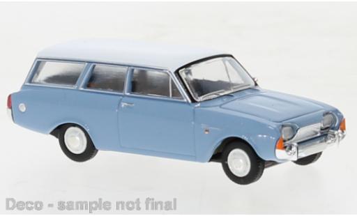 Ford Taunus 1/87 Brekina P3 Turnier blue clair/white 1964 diecast model cars