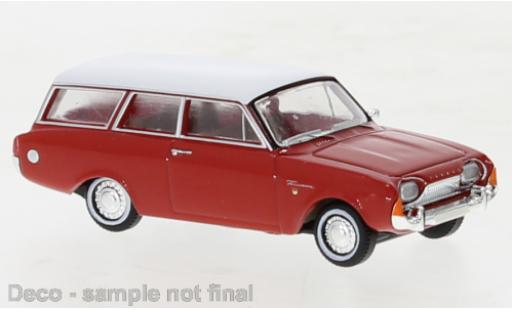 Ford Taunus 1/87 Brekina P3 Turnier red/white 1964 diecast model cars
