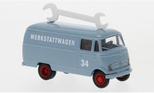 Diecast model cars Mercedes CLA 1/87 Brekina L 319 fourgon blue clair Werkstattwagen 1956 Mercedes CLA 1/87 Brekina L 319 fourgon blue clair Werkstattwagen 1956 diecast model cars