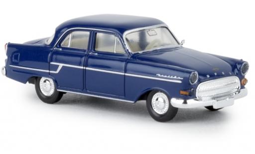 Opel Capitaine 1/87 Brekina blue foncé 1956 diecast model cars