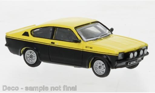Opel Kadett 1/87 Brekina C GT/E yellow clair/black 1974 diecast model cars