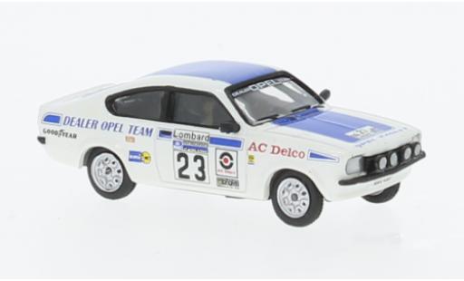 Opel Kadett 1/87 Brekina C GT/E No.23 RAC Rallye 1976 diecast model cars