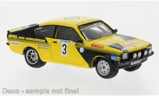 Opel Kadett 1/87 Brekina C GT/E No.3 Rallye Monte Carlo 1976 diecast model cars
