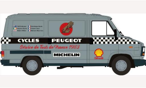 Diecast model cars Peugeot J5 1/87 Brekina fourgon TdF 1983 1982 Peugeot J5 1/87 Brekina fourgon TdF 1983 1982 diecast model cars