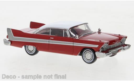 Diecast model cars Plymouth Fury 1/87 Brekina red/white 1958 Plymouth Fury 1/87 Brekina red/white 1958 diecast model cars