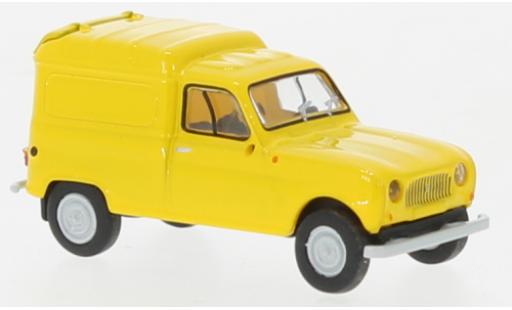 Renault 4 1/87 Brekina R Fourgonnette yellow 1961 diecast model cars