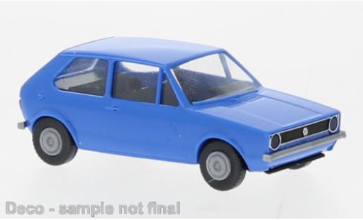 Diecast model cars Volkswagen Golf 1/87 Brekina I blue 1974 Volkswagen Golf 1/87 Brekina I blue 1974 diecast model cars