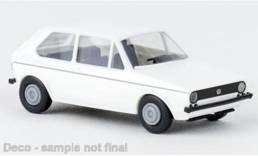 Diecast model cars Volkswagen Golf 1/87 Brekina I white 1974 Volkswagen Golf 1/87 Brekina I white 1974 diecast model cars
