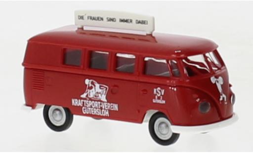 Diecast model cars Volkswagen T1 1/87 Brekina b camionnette KSV Gütersloh 1960 Volkswagen T1 1/87 Brekina b camionnette KSV Gütersloh 1960 diecast model cars