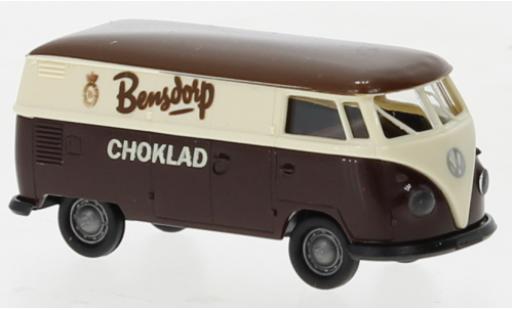 Diecast model cars Volkswagen T1 1/87 Brekina b fourgon Bensdorp Choklad (S) 1960 Volkswagen T1 1/87 Brekina b fourgon Bensdorp Choklad (S) 1960 diecast model cars