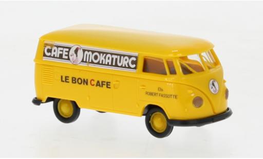 Diecast model cars Volkswagen T1 1/87 Brekina b fourgon Cafe Mokaturc 1960 Volkswagen T1 1/87 Brekina b fourgon Cafe Mokaturc 1960 diecast model cars