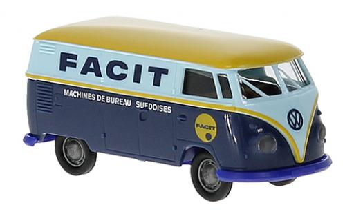 Diecast model cars Volkswagen T1 1/87 Brekina b fourgon Facit 1960 Volkswagen T1 1/87 Brekina b fourgon Facit 1960 diecast model cars