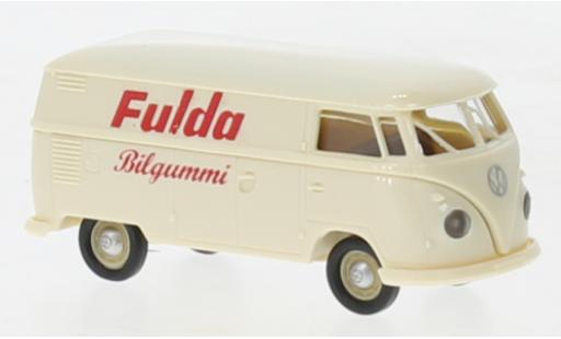 Diecast model cars Volkswagen T1 1/87 Brekina b fourgon Fulda Bilgummi 1960 Volkswagen T1 1/87 Brekina b fourgon Fulda Bilgummi 1960 diecast model cars