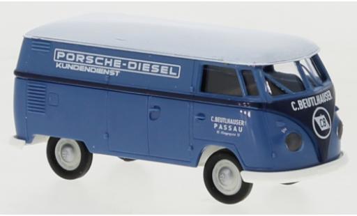 Diecast model cars Volkswagen T1 1/87 Brekina b fourgon Porsche Beutlhauser 1960 Volkswagen T1 1/87 Brekina b fourgon Porsche Beutlhauser 1960 diecast model cars